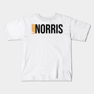 Lando Norris Driver Name - 2022 Season Kids T-Shirt